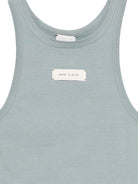 Top per donna Alysi azzurro con logo sul davanti 116428 P6027 CE ALYSI 