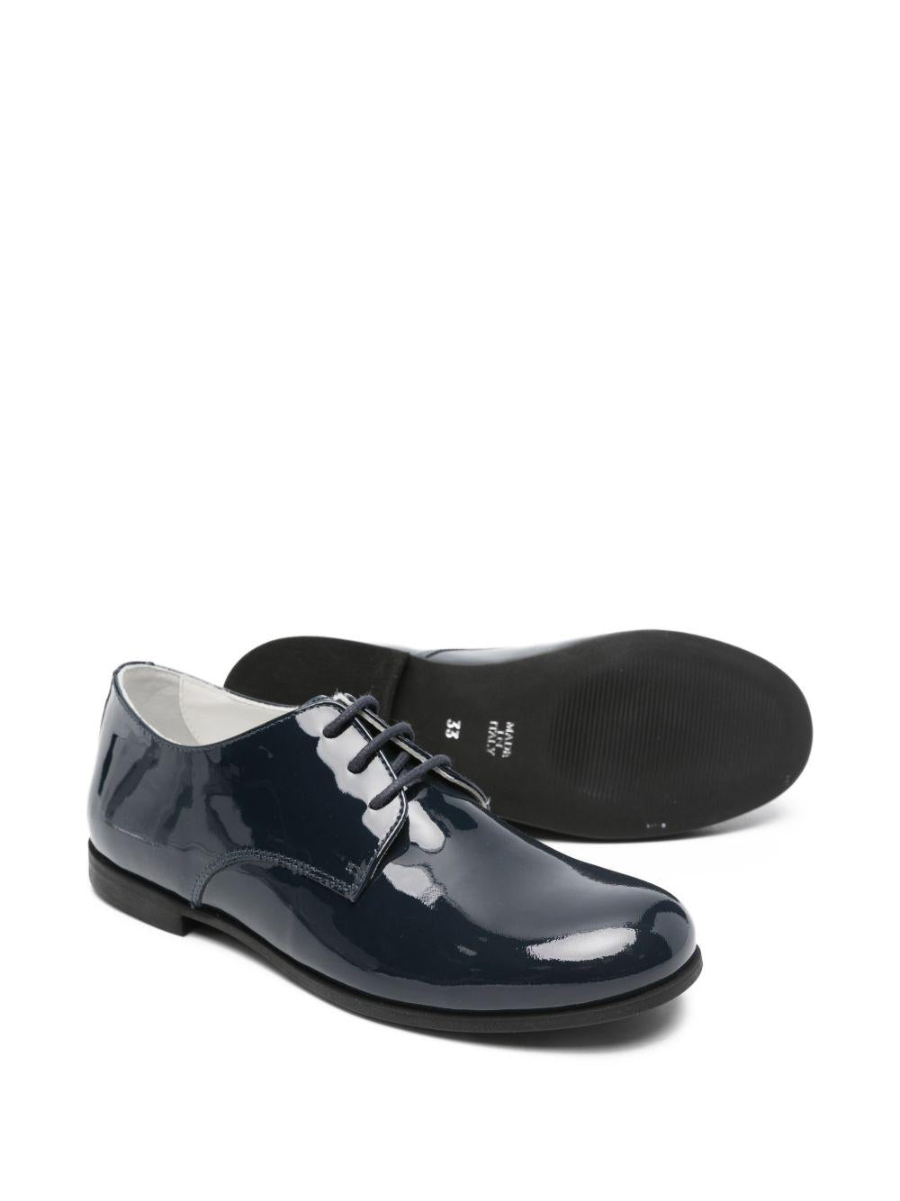 Scarpe stringate per bambino Colorichiari blu con finitura verniciata MJ958497 4231 60 COLORICHIARI KIDS 