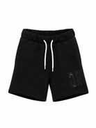 Shorts per bambino John Richmond Junior neri con logo sul davanti RBP26010BE BLACK JOHN RICHMOND KIDS 