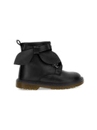 Stivali per bambina Monnalisa Kids neri con dettaglio fiocco sui lati 83H009 8777 0050 MONNALISA KIDS 