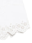 Shorts per bambina Molo bianco con dettaglio occhiello 2S26H116 5636 MOLO KIDS 