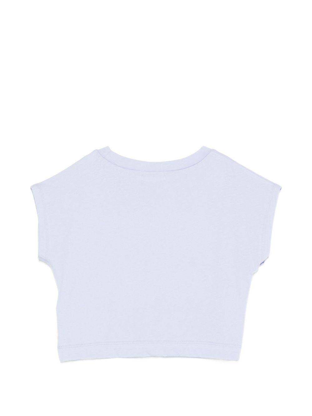 T-shirt per bambina Billieblush azzurra con stampa grafica U21955 81S BILLIEBLUSH KIDS 