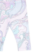 Pantaloni per neonata Emilio Pucci Junior multicolore con stampa Iride PZ6020 Z3344 51SCE EMILIO PUCCI KIDS 