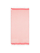 Telo mare MC2 Saint Barth rosso e bianco con motivo a righe FOUT012 02754L MC2 ST. BARTH KIDS 