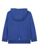 Felpa per bambino Givenchy Kids blu con stampa slogan H30942 865 GIVENCHY KIDS 
