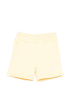 Shorts per neonato Givenchy Kids giallo con dettaglio logo sul davanti H31231 524 GIVENCHY KIDS 