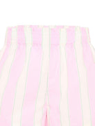 Shorts per bambina MC2 Saint Barth Kids rosa con motivo a righe MEA001 00897L MC2 ST. BARTH KIDS 