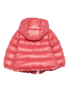 Giubbino Tazui per neonata Moncler Enfant rosso con design trapuntato K29511A00036597YX 56H MONCLER ENFANT 