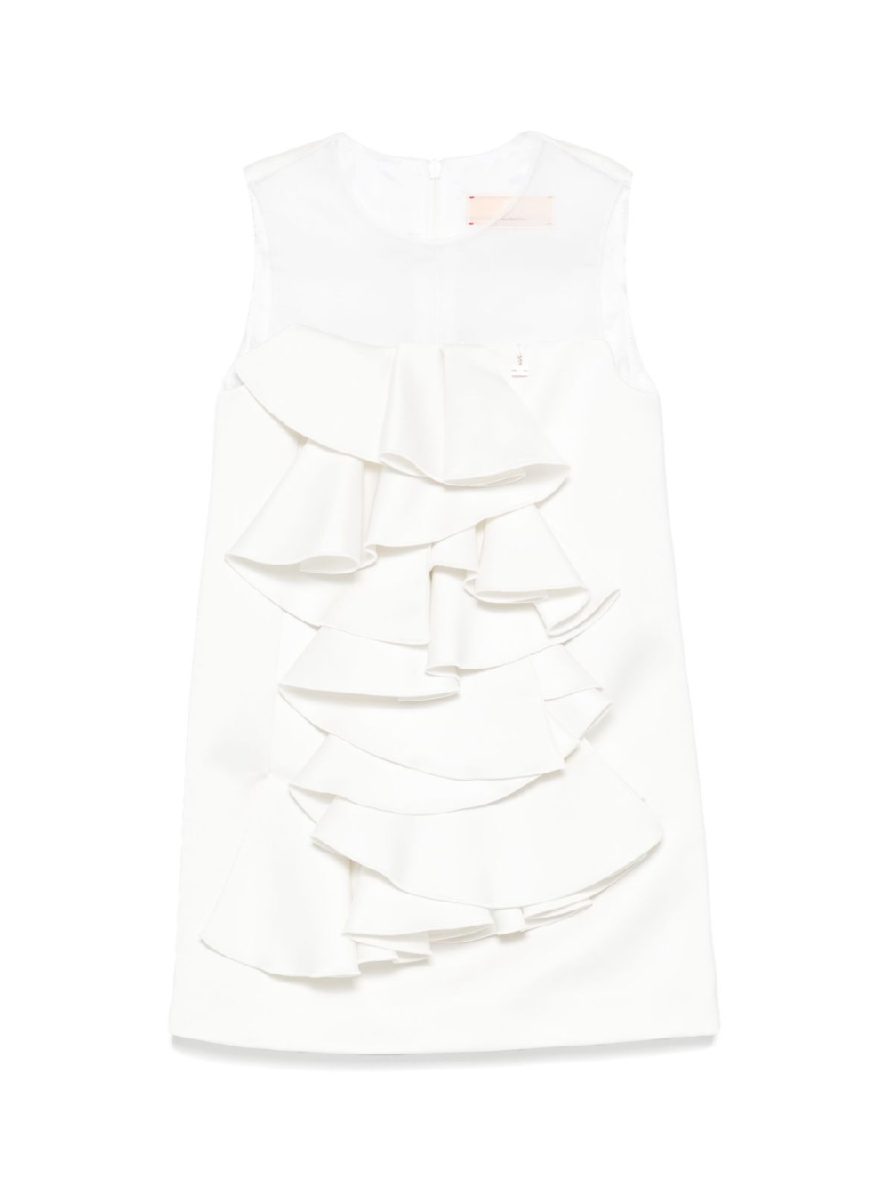 Abito per bambina Elisabetta Franchi La Mia Bambina bianco in raso EFAB5740RA016 0000 ElISABETTA FRANCHI 