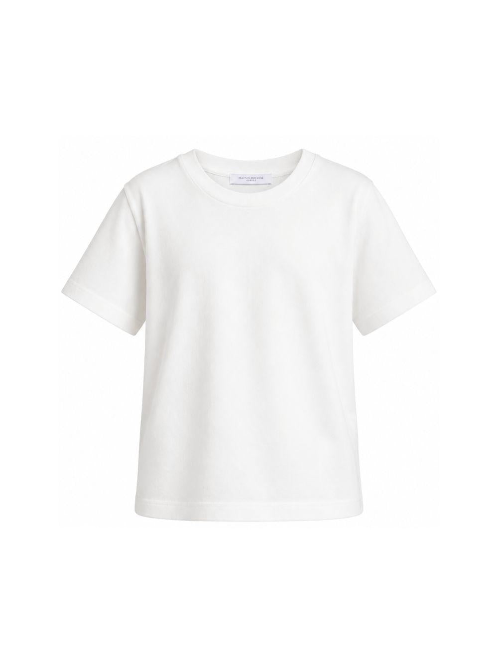 T-shirt per bambino Paolo Pecora Kids bianco con maniche corte PP4222 GESSO PAOLO PECORA KIDS 