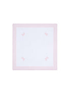 Copertina per neonata La Stupenderia bianca con dettaglio fiocco rosa 2TBCO52 N01D33 LA STUPENDERIA KIDS 