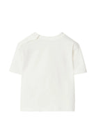 T-shirt per neonato Burberry Kids bianca con stampa grafica 8121289 A2014 BURBERRY KIDS 