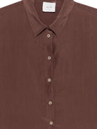 Camicia per donna Alysi marrone con chiusura con bottoni sul davanti 116219 P6003 MOSTO ALYSI 