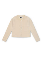 Cardigan Giselle per bambina Molo beige con bottoni in madreperla 2S25K302 5410 MOLO KIDS 