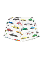 Costume da bagno per bambino MC2 Saint Barth Kids bianco con stampa auto all-over JEA0001 00857L MC2 ST. BARTH KIDS 