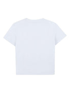T-shirt per bambini Kenzo Kids azzurro con dettaglio floreale K61698 77M KENZO KIDS 