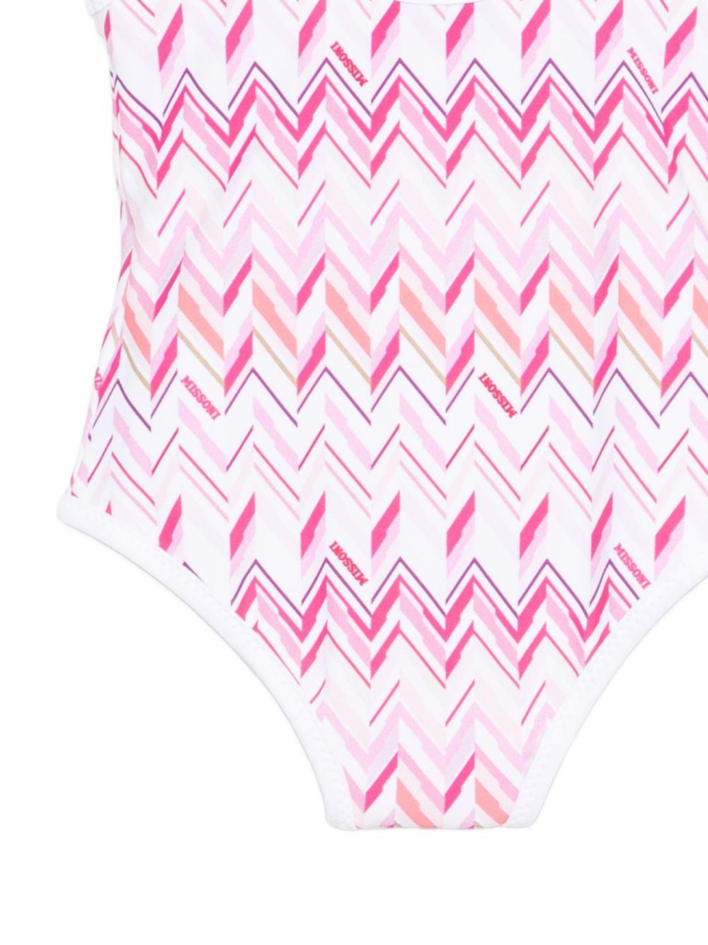 Costume per neonata Missoni Kids multicolore con motivo a zig zag MYC009 Z3724 100FU MISSONI KIDS 