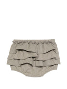 Shorts per neonata Douuod Kids grigio con ruches DZ7001 I0337 903 DOUUOD KIDS 