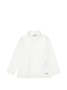 T-shirt per bambina Monnalisa Kids bianca a collo alto 17HLUP 8201 0001 MONNALISA KIDS 
