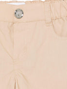 Shorts per neonato Moschino Kids beige con logo sul retro MNQ00RLLA10 20829 MOSCHINO KIDS 