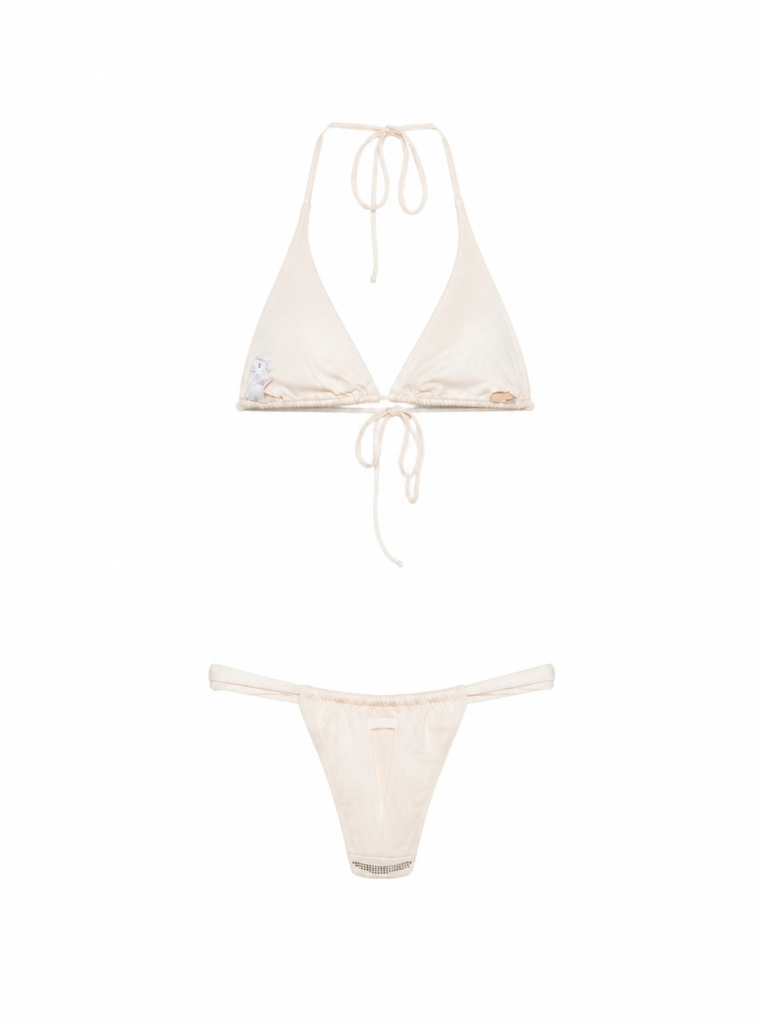 Bikini per donna MC2 Saint Barth animalier con stampa zebrata NOE0001 00235L MC2 ST. BARTH 