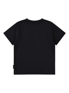 T-shirt per bambino Molo nera con stampa grafica stile Basket 1S26A206 9830 MOLO KIDS 