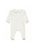 Tutina per neonati Petit Bateau bianca con stampa a cuori A0F6C 01 PETIT BATEAU KIDS 
