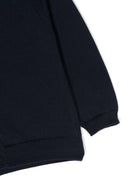 Cardigan per neonato Il Gufo blu con bottoni e bordo a contrasto P25GF427EM109 4910 IL GUFO 