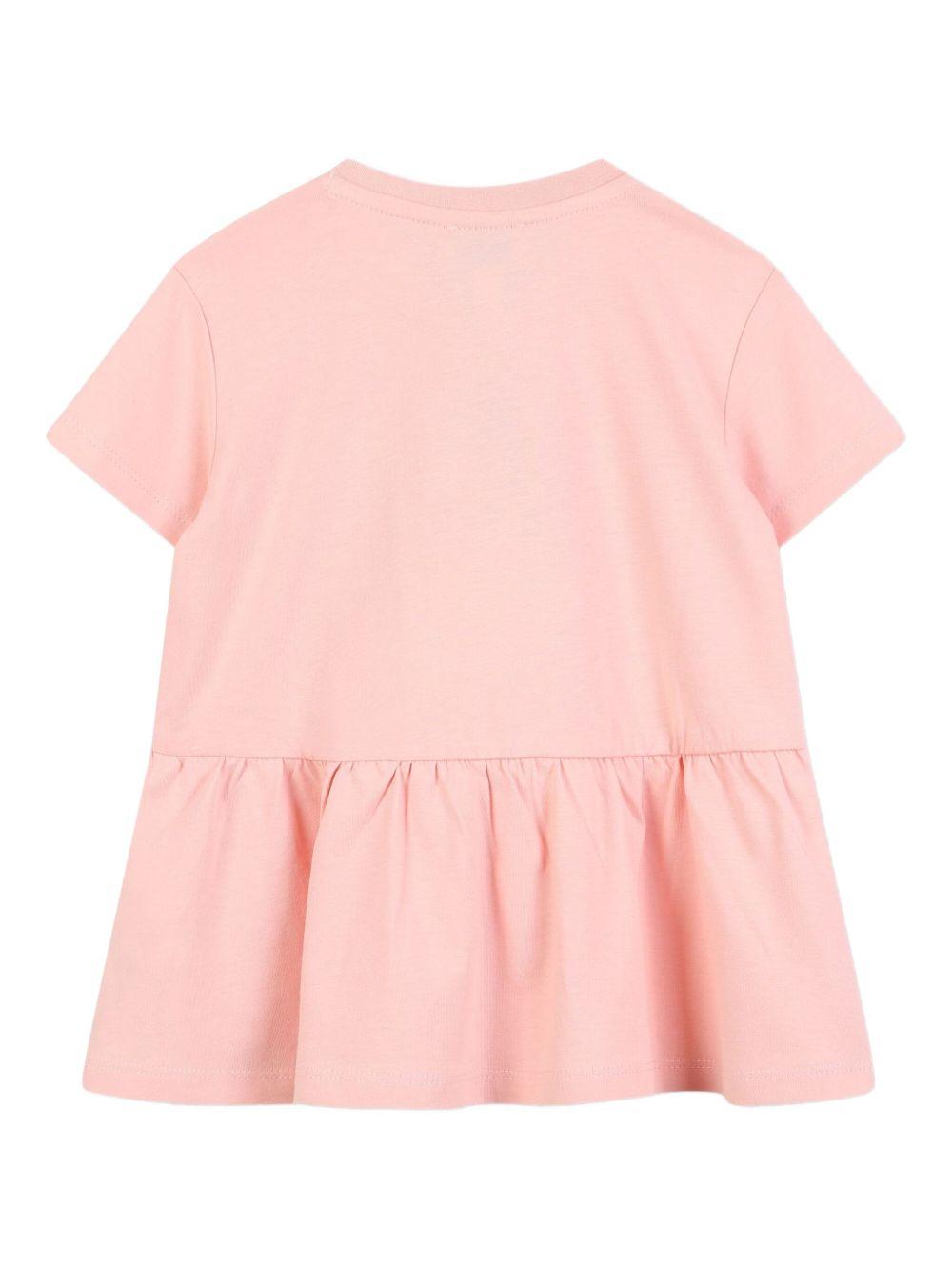 Abito per neonata Kenzo Kids rosa con stampa a fiori K61267 47H KENZO KIDS 