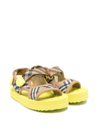 Sandali per bambino Burberry Kids beige con motivo Vintage Check 8118439 B9171 BURBERRY KIDS 