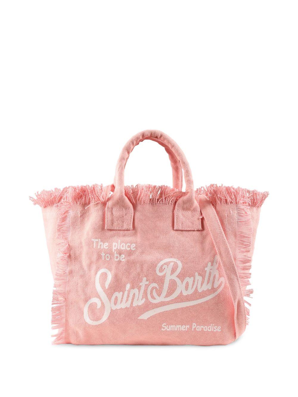 Borsa Colette MC2 Saint Barth rosa con dettaglio frange COL0001 00135L MC2 ST. BARTH KIDS 