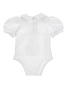 Body per neonata Monnalisa bianco con dettaglio ruches 37G300 7001 0099 MONNALISA KIDS 