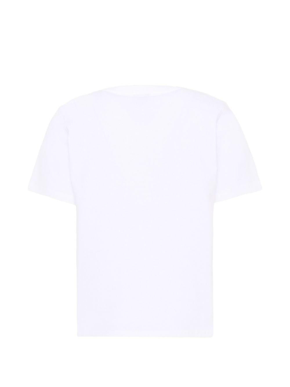 T-shirt per bambino Casablanca Kids bianca con stampa grafica KPF26JTS03801 CASAAIRSPRAY CASABLANCA KIDS 