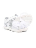 Sandali per bambina Monnalisa bianco con dettaglio fiocco 83E007 5721 0001 MONNALISA KIDS 