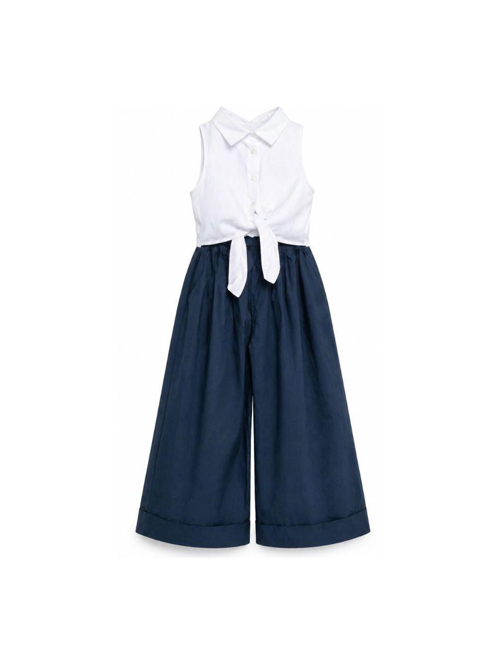 Tuta intera per bambina Balmain Kids multicolore con dettaglio nodo BYAA02 G0197 620BC BALMAIN KIDS 