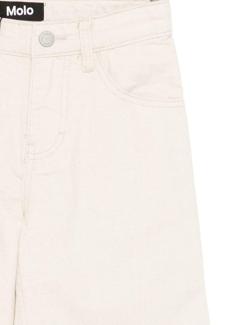 Shorts Alpha per bambino Molo beige con passanti per cintura 6S26H301 8894 MOLO KIDS 