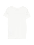 T-shirt per bambini Moschino Kids bianca con stampa Teddy Bear sul davanti HWM058LAA01 10063 MOSCHINO KIDS 