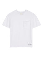 T-shirt per bambino Givenchy Kids bianca con taschino sul davanti H31124 10P GIVENCHY KIDS 