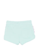 Shorts per bambina Stella McCartney Kids azzurri con stampa pesciolini TY6B69 Z3409 683 STELLA McCARTNEY KIDS 