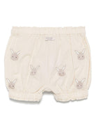 Pantaloncini per neonato Donsje Carson beige con ricamo all-over 3029802 00003 DONSJE 