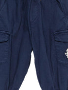 Pantaloni per neonato Etro Kids blu con ricamo Pegaso sul davanti GZ6300 G0219 617 ETRO KIDS 