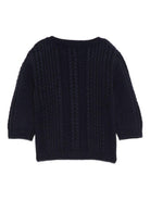 Maglione per neonato Tartine Et Chocolat blu con chiusura a bottoni CB18071 04 TArtine & Chocolat 