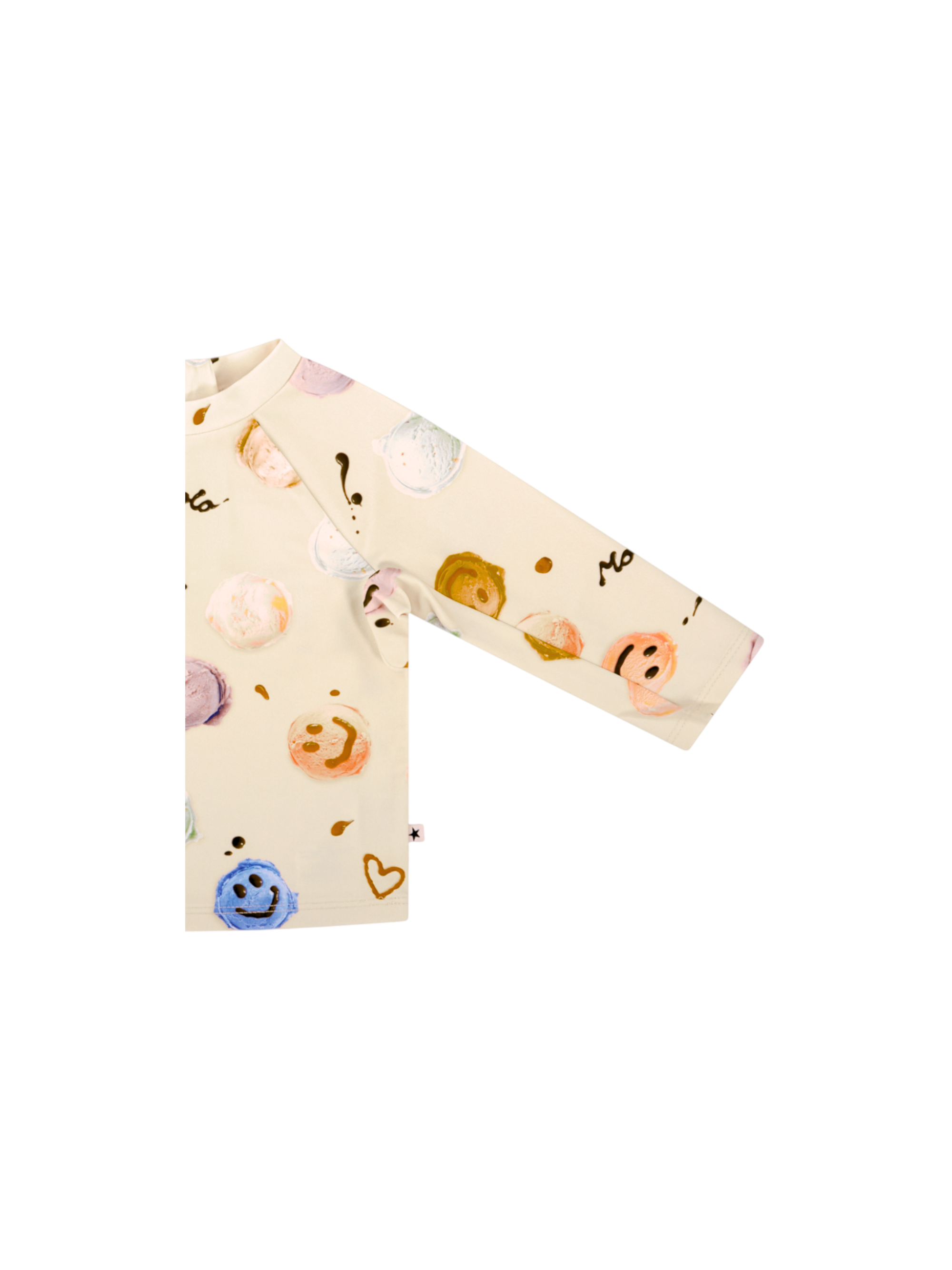 Costume per neonata Molo beige con stampa all-over 8S26P203 9502 MOLO KIDS 