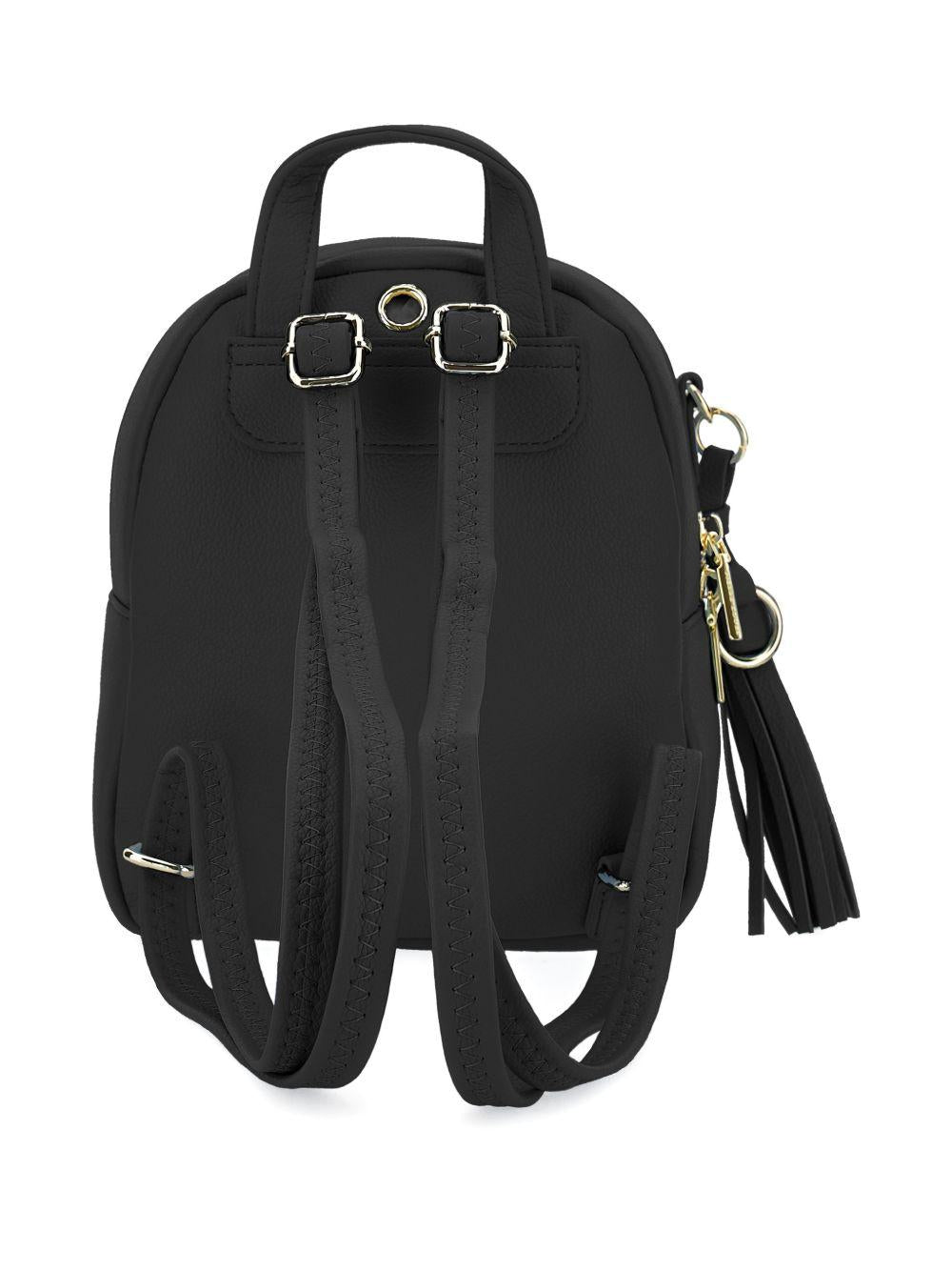 Zaino per bambina Monnalisa nero con dettaglio logo 19G027 7764 0050 MONNALISA KIDS 