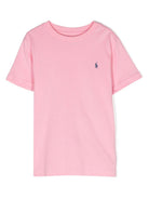 T-shirt per bambino Polo Ralph Lauren Kids rosa con ricamo Polo Pony 322832904 040 Ralph Lauren kids 