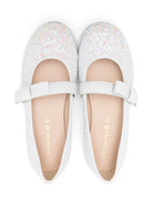 Ballerine per bambina Florens bianco con logo fiocco F9126 13X FLORENS KIDS 