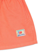 Shorts per bambino Bobo Choses Similing arancione con logo applicato B125AC059 611 BOBO CHOSES 