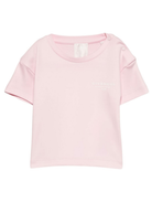 T-shirt per neonati Givenchy Kids rosa con logo sul davanti H31184 44Z GIVENCHY KIDS 