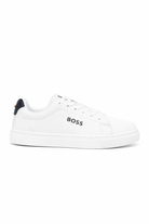 Sneakers per bambino Boss Kids bianche con logo sulla linguetta J53248 10P BOSS KIDS 