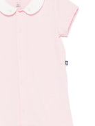 Tutina per neonata Petit Bateau rosa con colletto alla Peter Pan A0FSZ 01 PETIT BATEAU KIDS 